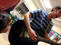 Chesed at the hospital on Tu' B'Shvat